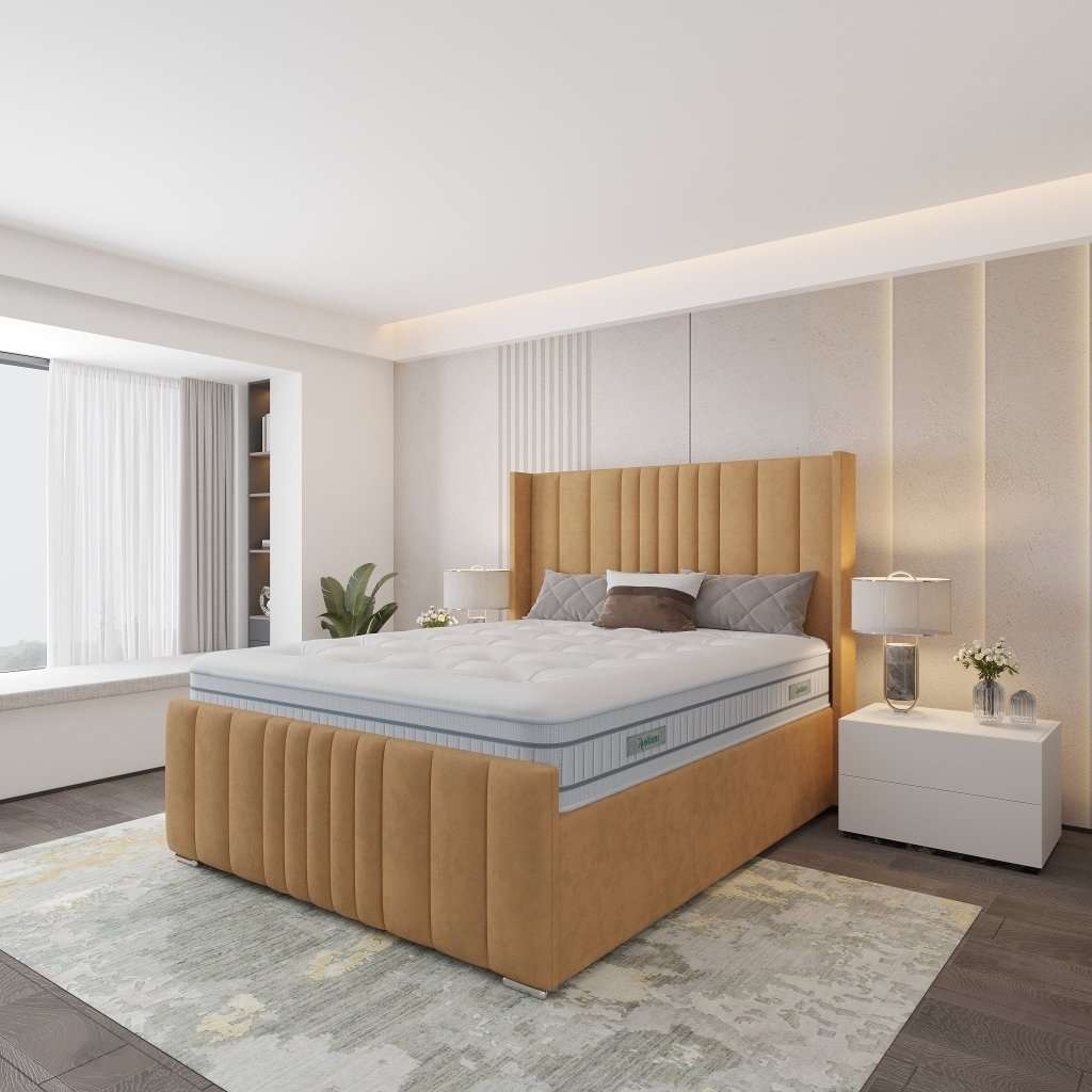 Athens Upholstered Bed - Restium Beds