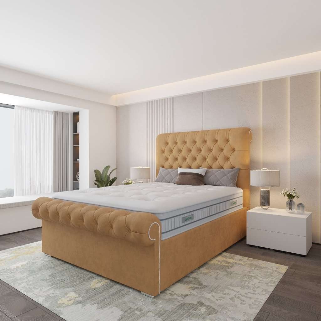 Berlin Chesterfield Bed - Restium Beds