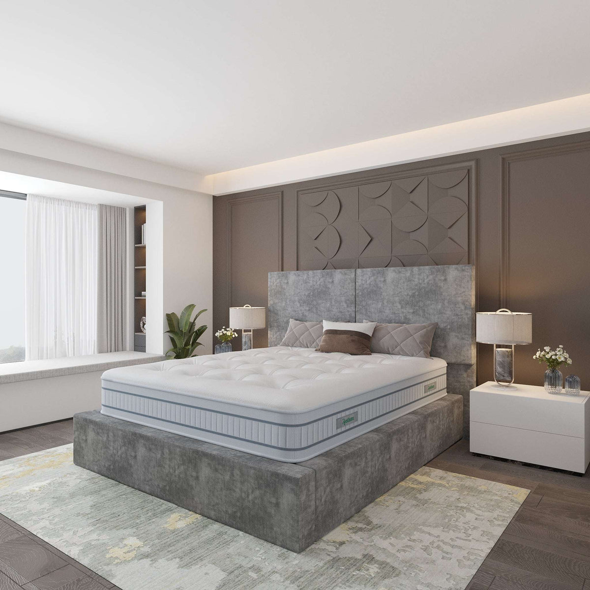 Azalea Upholstered Bed Restium 