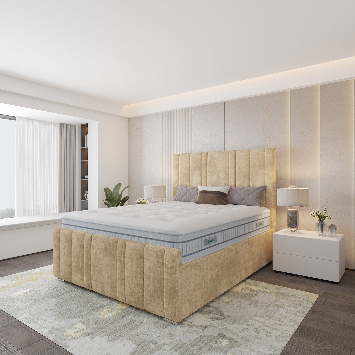 Madison Upholstered Bed Restium 
