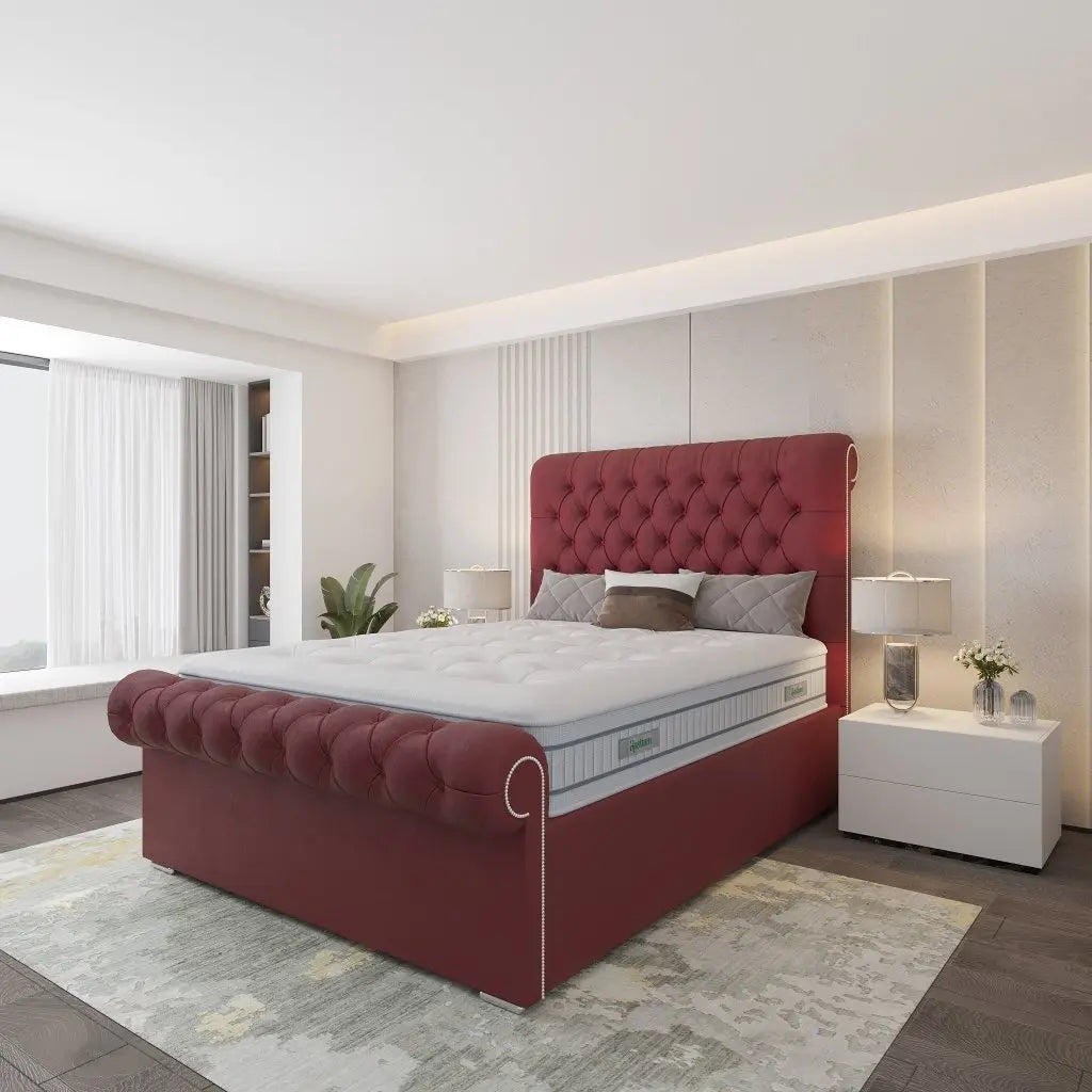 Berlin Chesterfield Bed - Restium Beds