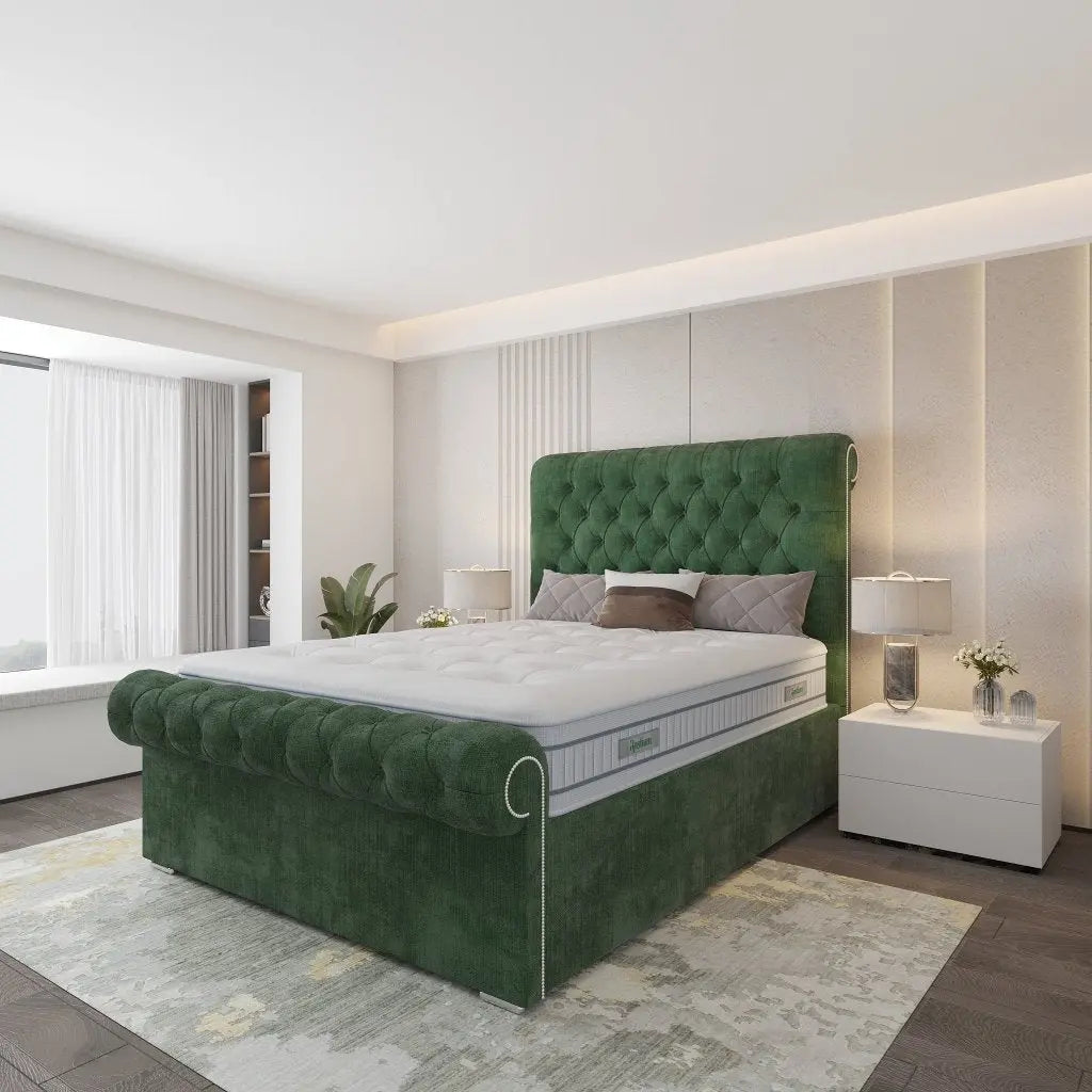 Berlin Chesterfield Bed - Restium Beds