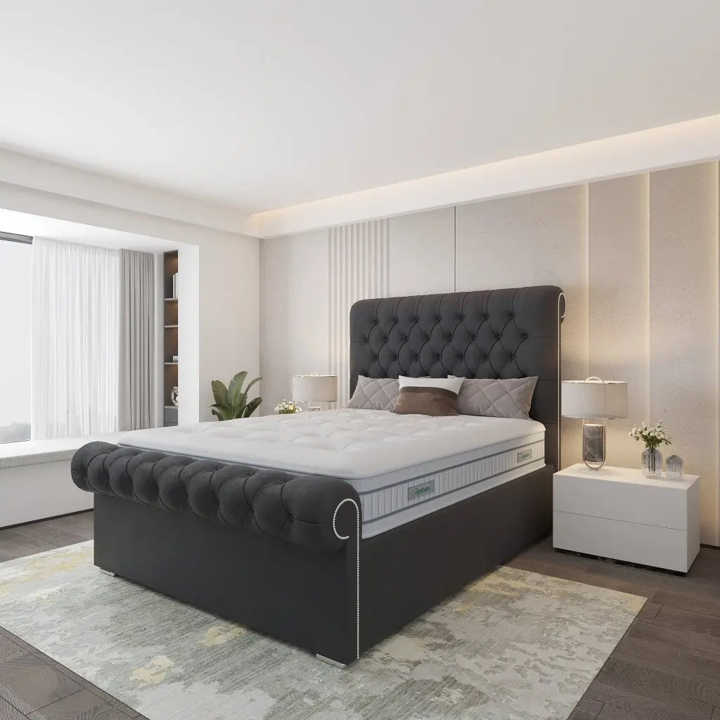 Berlin Chesterfield Bed - Restium Beds