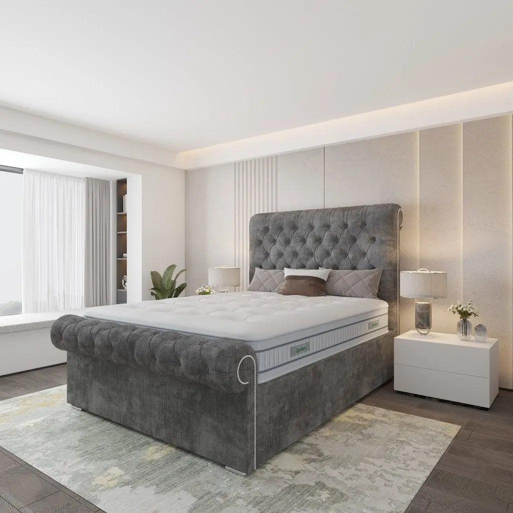 Berlin Chesterfield Bed - Restium Beds