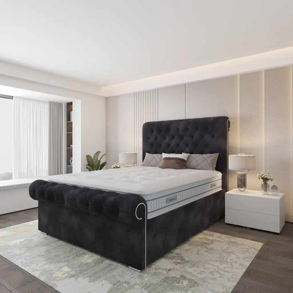 Berlin Chesterfield Bed - Restium Beds