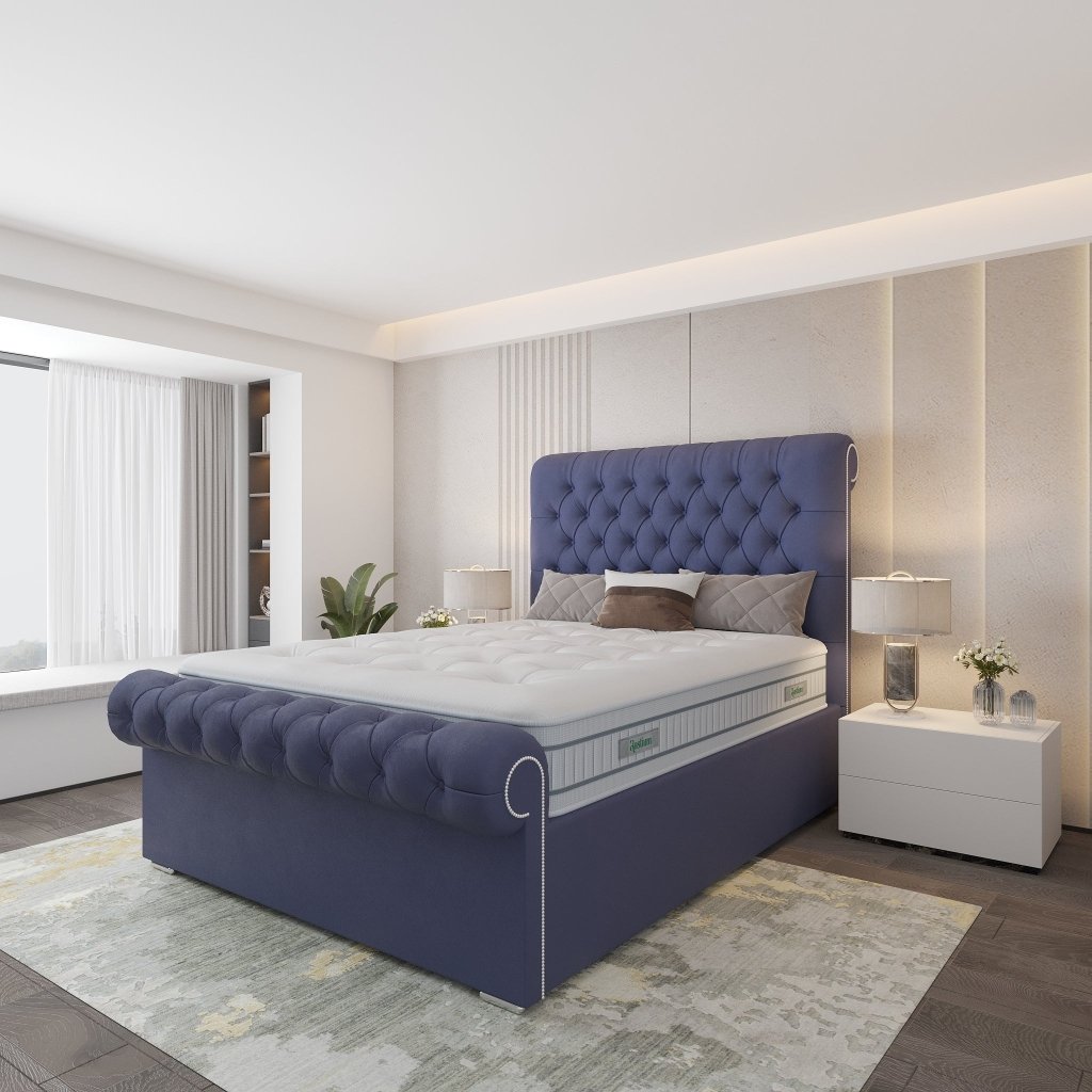 Berlin Chesterfield Bed - Restium Beds