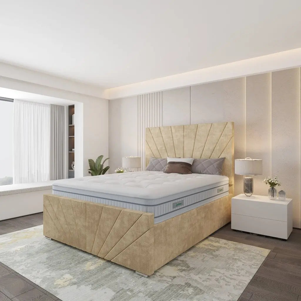 Chloe Upholstered Bed - Restium Beds