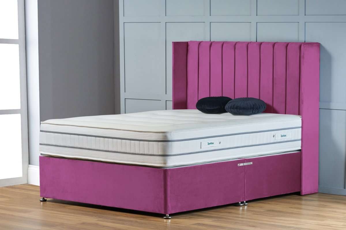 Jersey Wingback Divan Bed - Restium