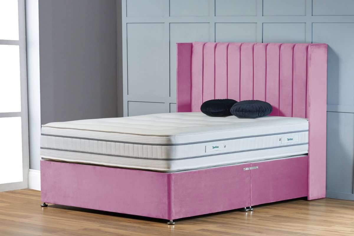 Jersey Wingback Divan Bed - Restium