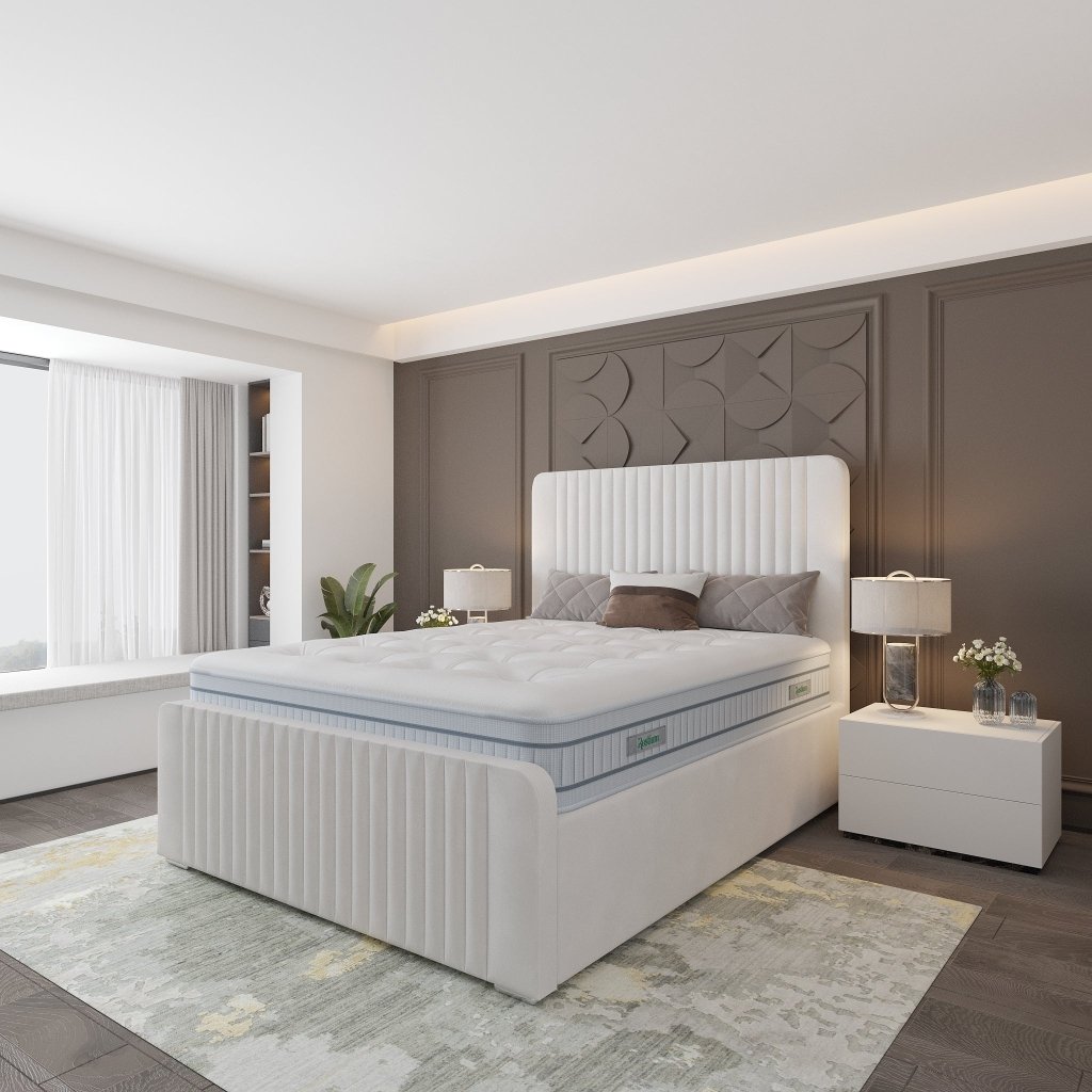Lotus Upholstered Bed - Restium Beds