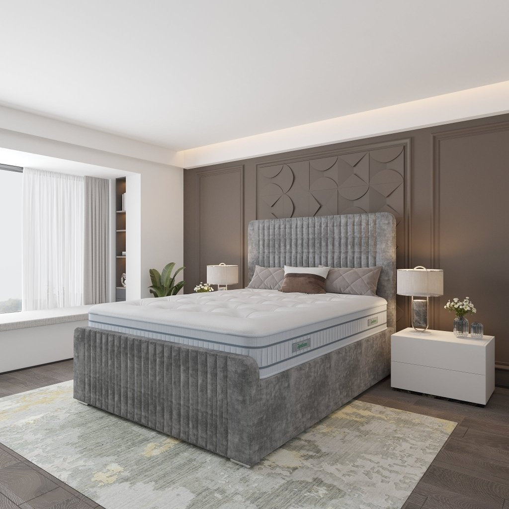 Lotus Upholstered Bed - Restium Beds