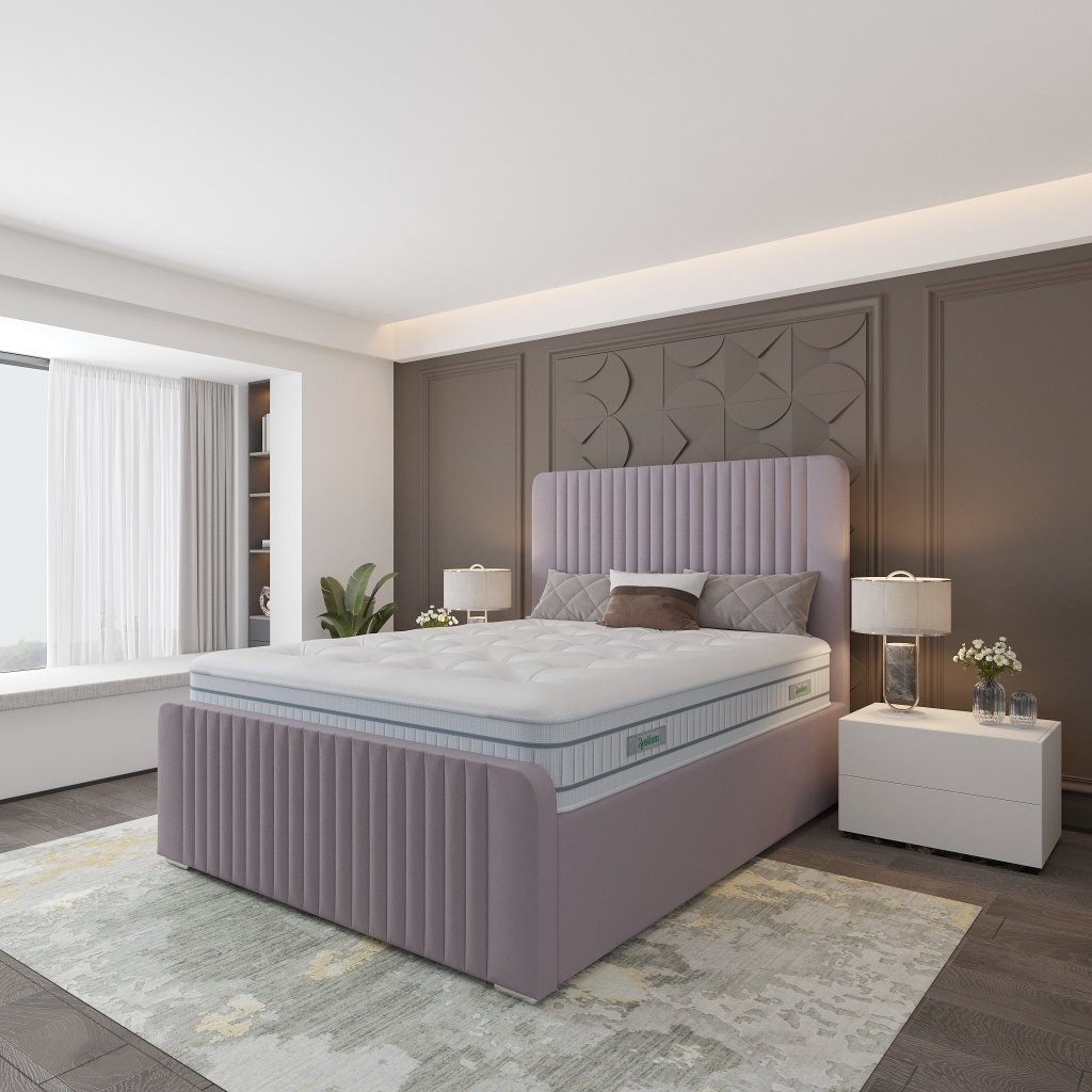 Lotus Upholstered Bed - Restium Beds