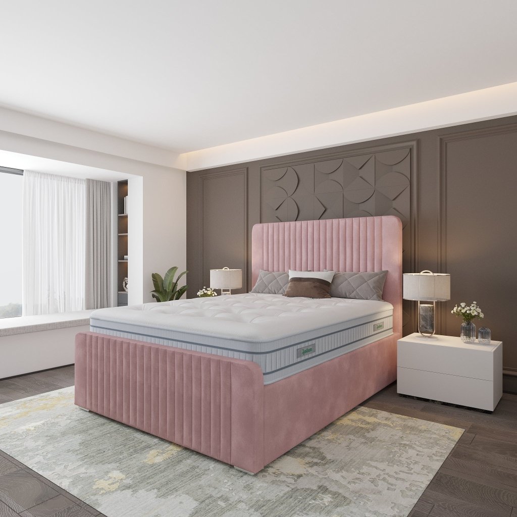 Lotus Upholstered Bed - Restium Beds