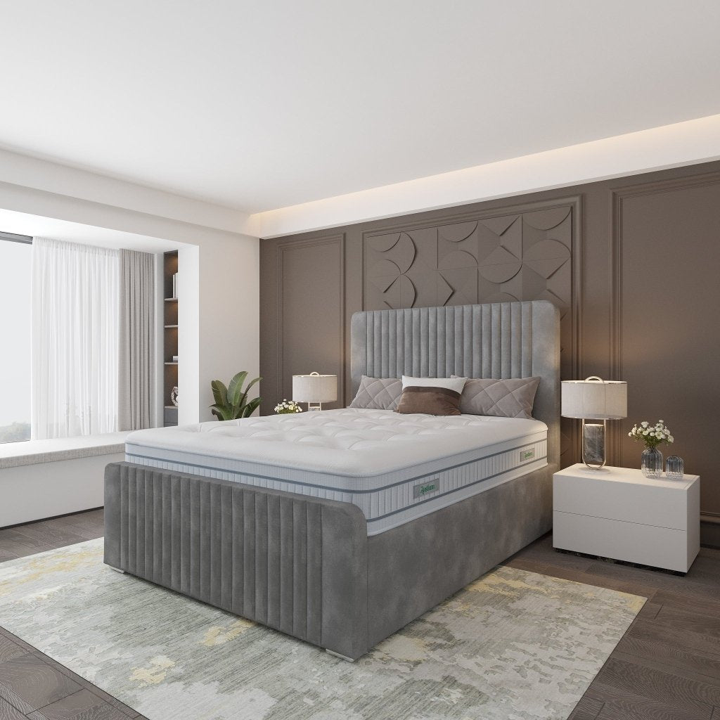 Lotus Upholstered Bed - Restium Beds