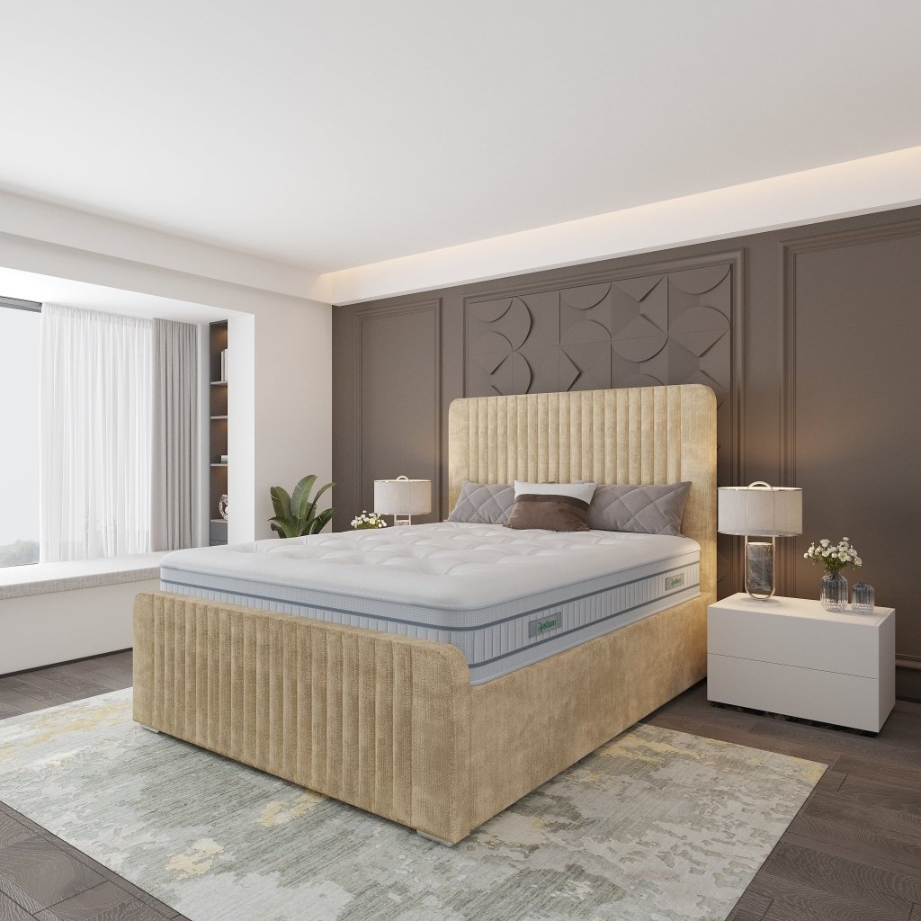 Lotus Upholstered Bed - Restium Beds