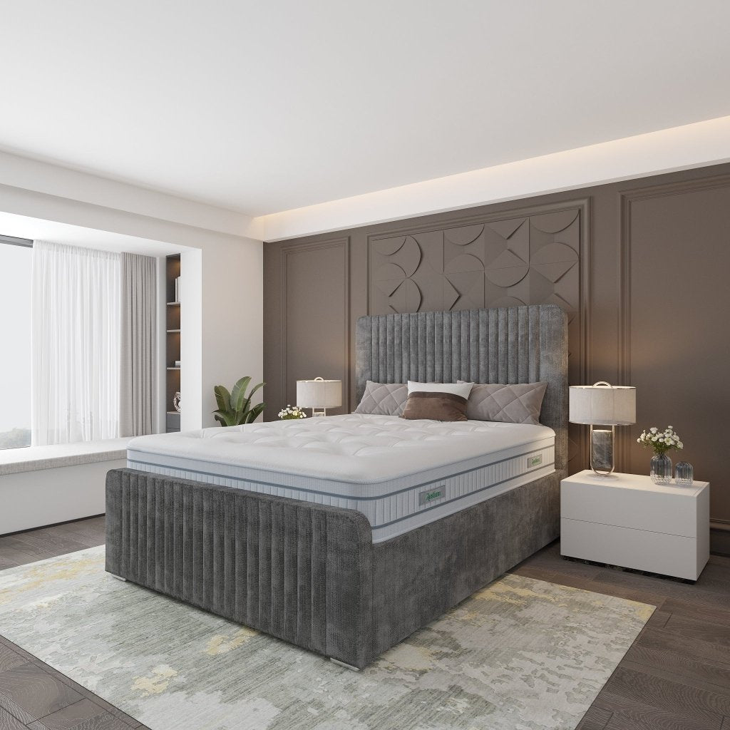 Lotus Upholstered Bed - Restium Beds