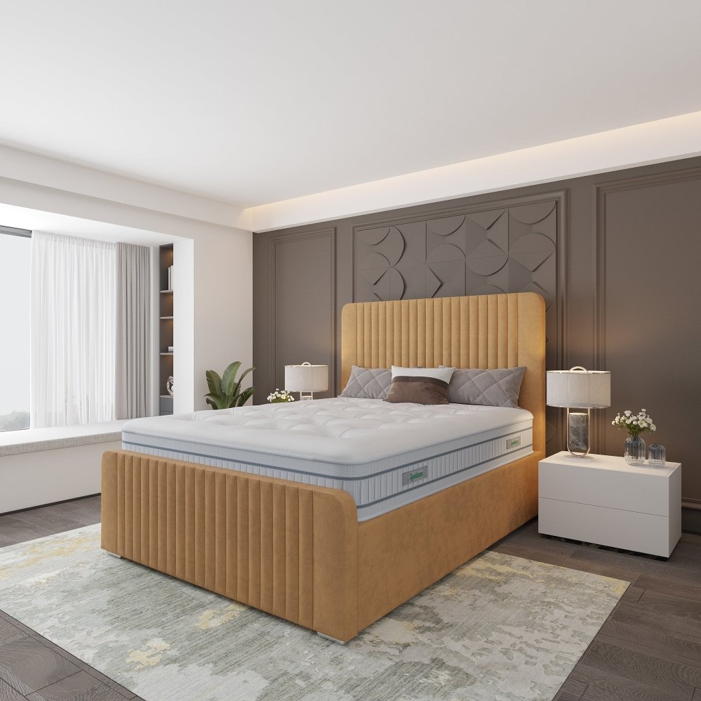 Lotus Upholstered Bed - Restium Beds