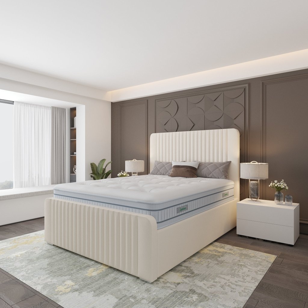Lotus Upholstered Bed - Restium Beds