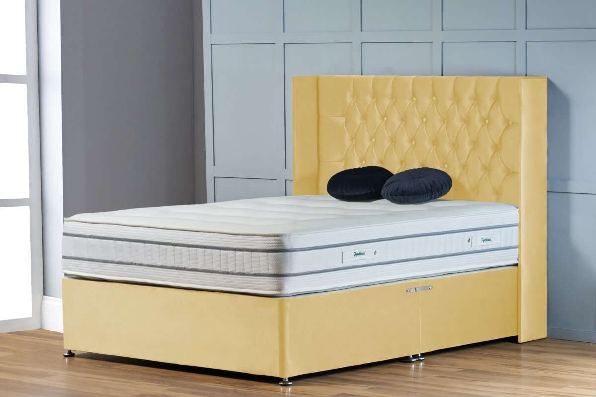 Lowa Wingback Divan Bed - Restium