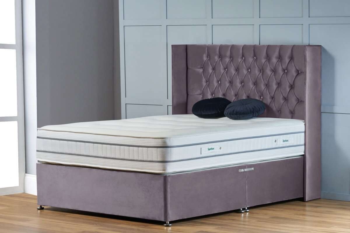 Lowa Wingback Divan Bed - Restium