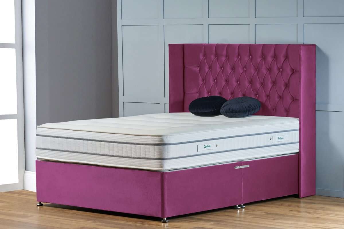 Lowa Wingback Divan Bed - Restium