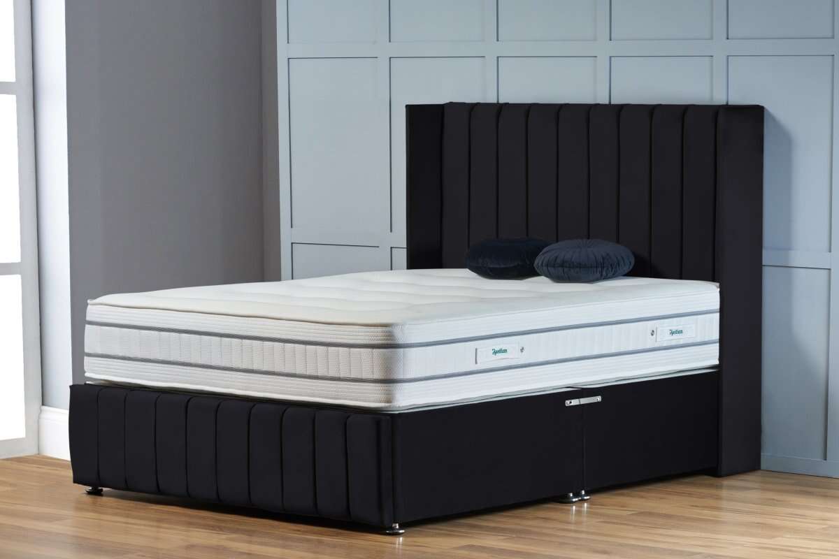 Saffron Wingback Divan Bed - Restium