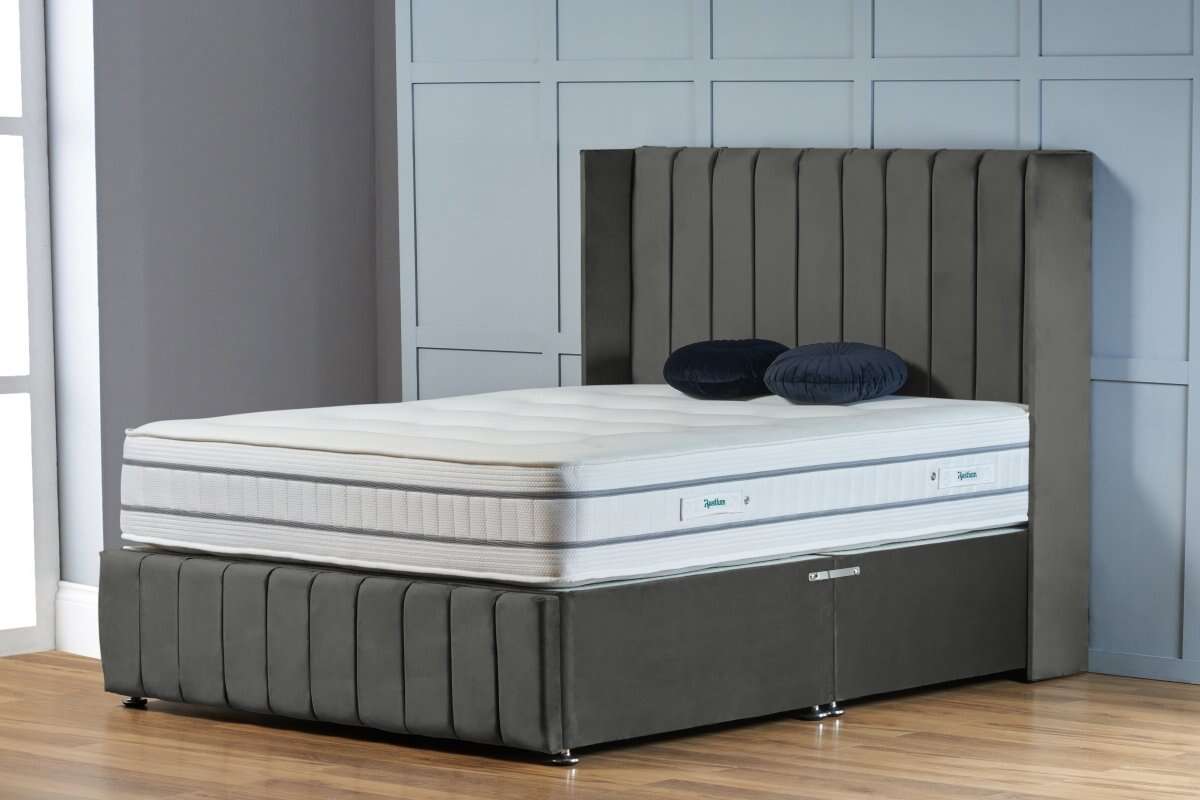 Saffron Wingback Divan Bed - Restium