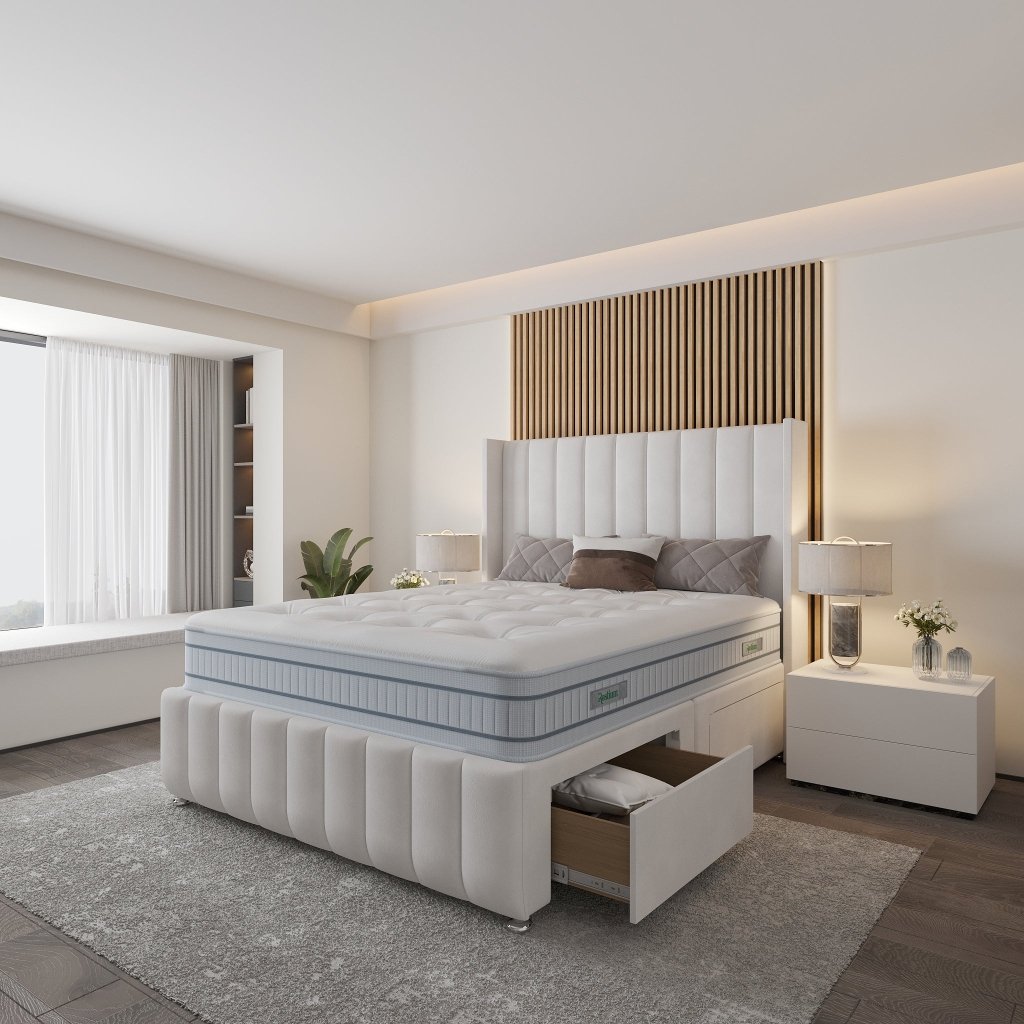 Saffron Wingback Divan Bed - Restium Beds