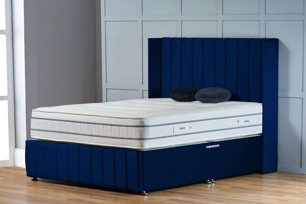 Saffron Wingback Divan Bed - Restium