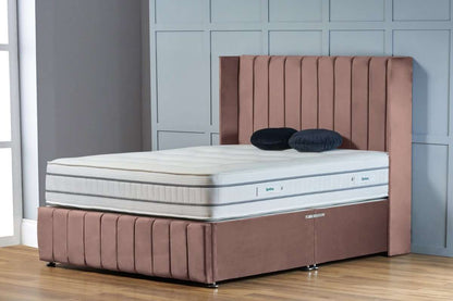 Saffron Wingback Divan Bed - Restium