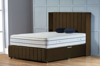 Saffron Wingback Divan Bed - Restium