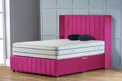 Saffron Wingback Divan Bed - Restium