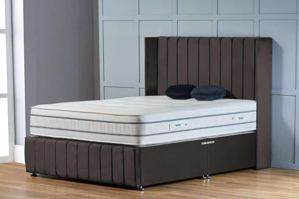 Saffron Wingback Divan Bed - Restium