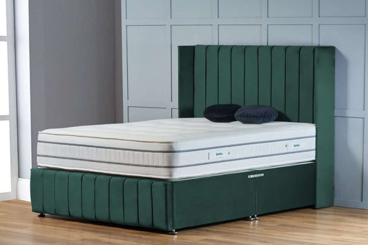 Saffron Wingback Divan Bed - Restium