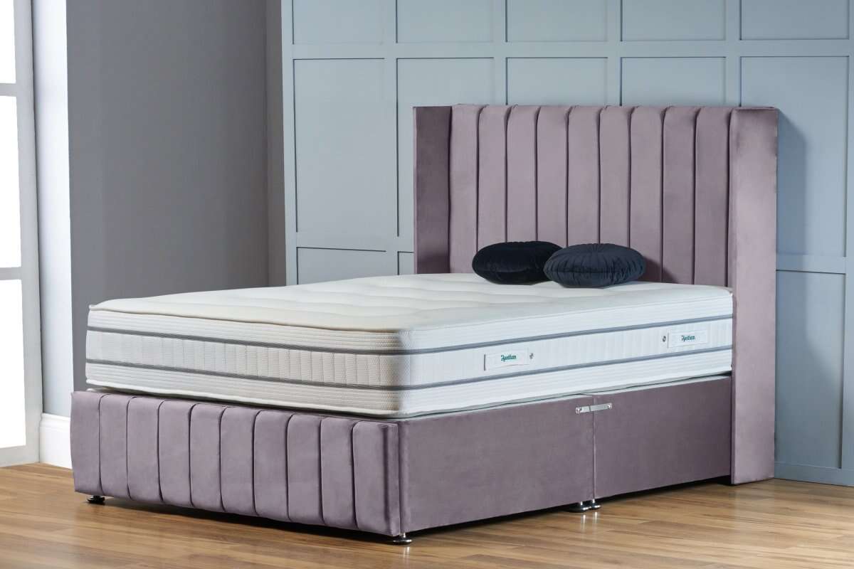 Saffron Wingback Divan Bed - Restium