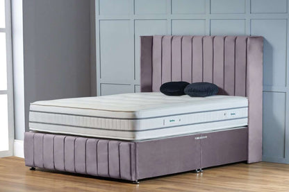 Saffron Wingback Divan Bed - Restium