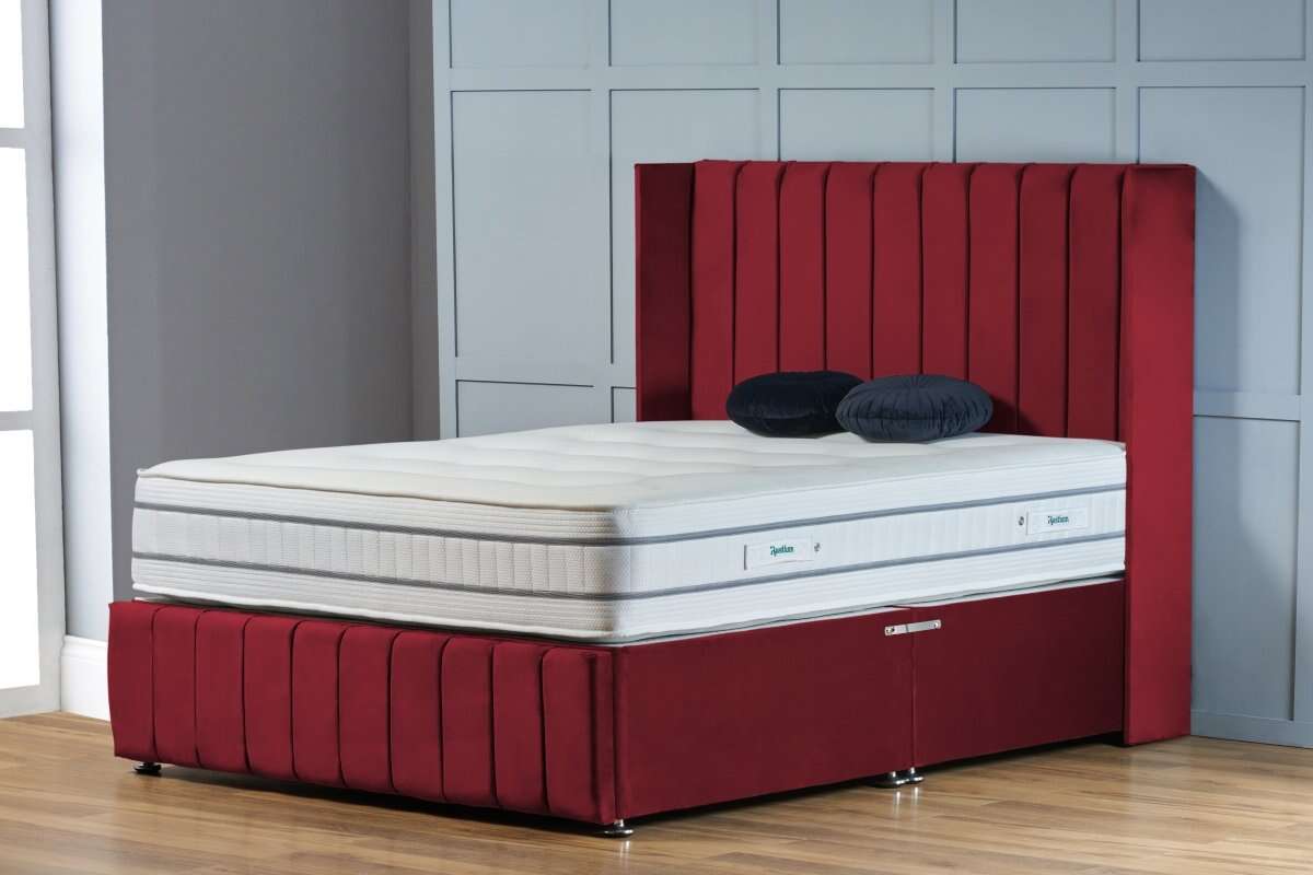 Saffron Wingback Divan Bed - Restium