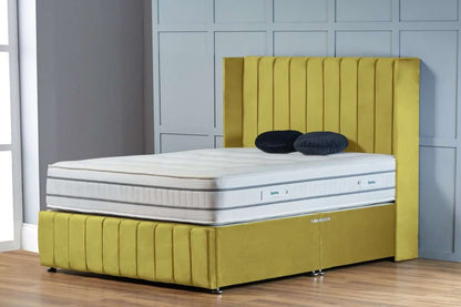 Saffron Wingback Divan Bed - Restium