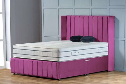 Saffron Wingback Divan Bed - Restium