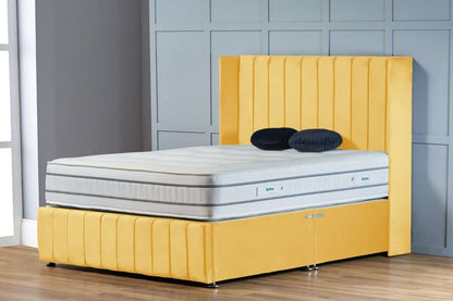 Saffron Wingback Divan Bed - Restium
